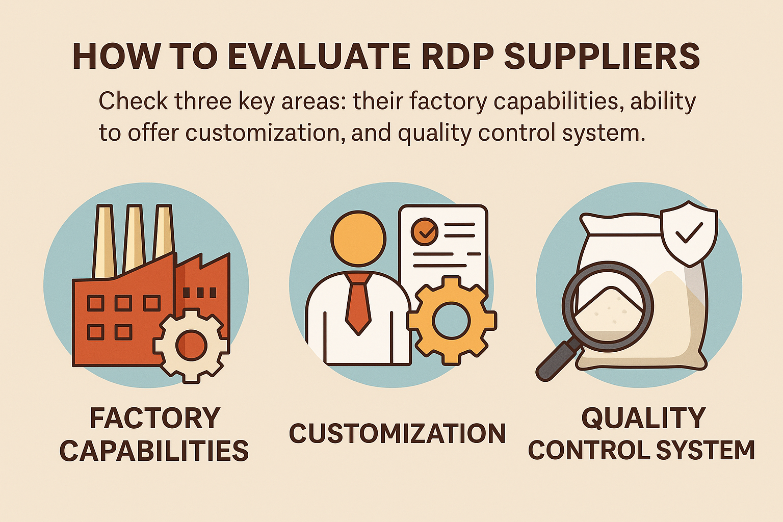 rdp supplier evaluation
