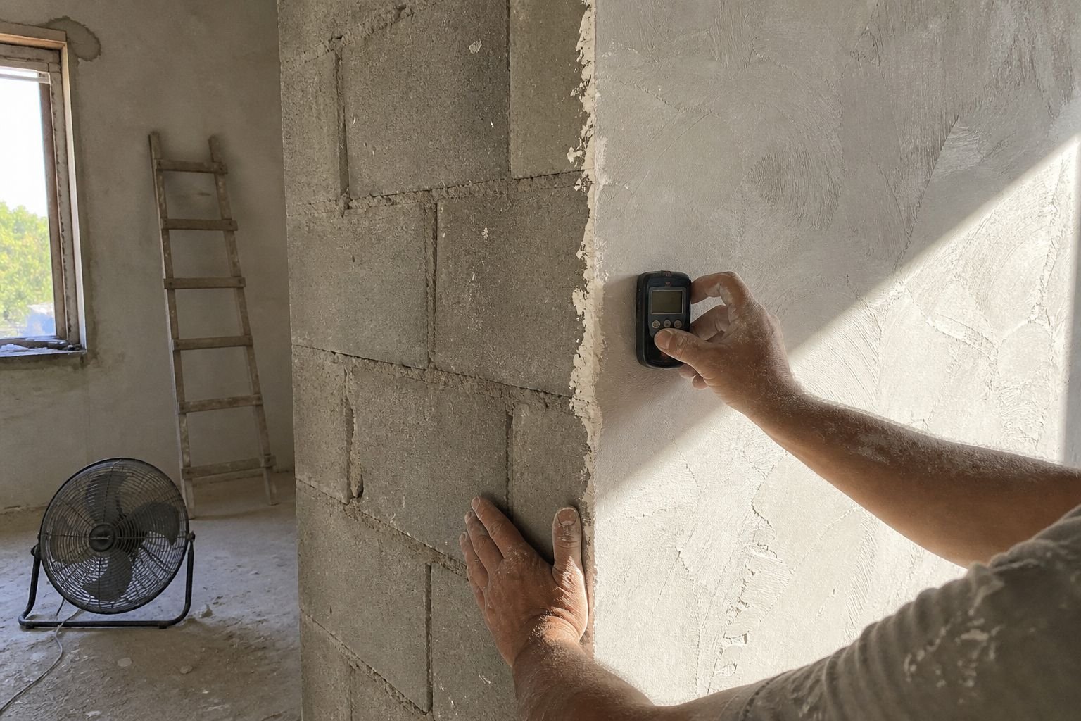 HPMC in gypsum plaster substrate absorption and drying conditions