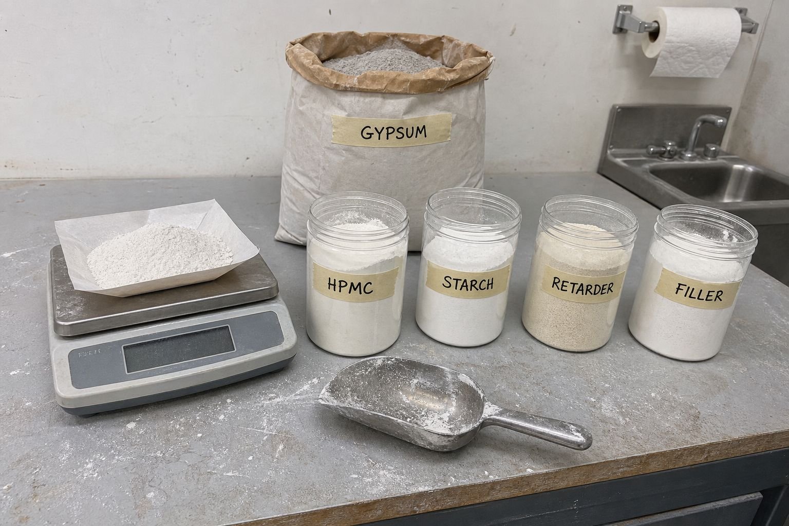 HPMC in gypsum plaster formulation interactions and additive review