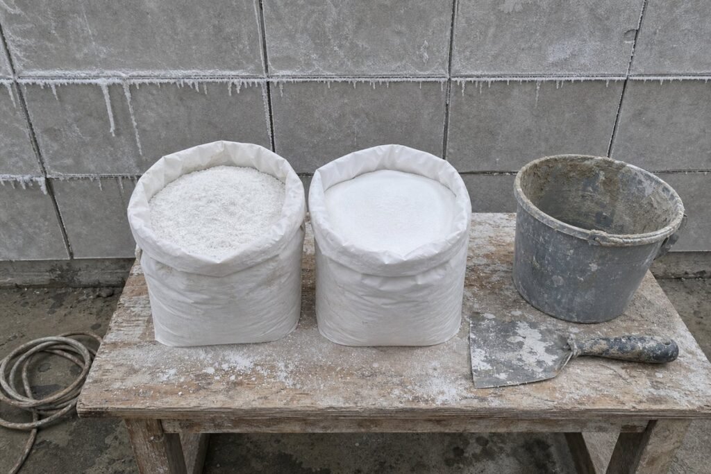 HPMC and RDP additives for exterior tile adhesive exposed to freeze-thaw cycles