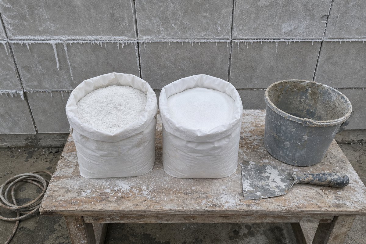 HPMC and RDP in exterior tile adhesive HPMC and RDP additives for exterior tile adhesive exposed to freeze-thaw cycles