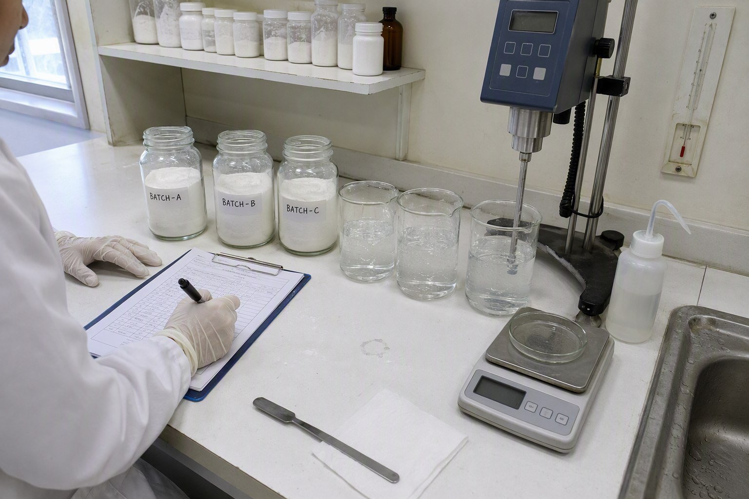 HPMC manufacturers in China batch consistency testing and COA review