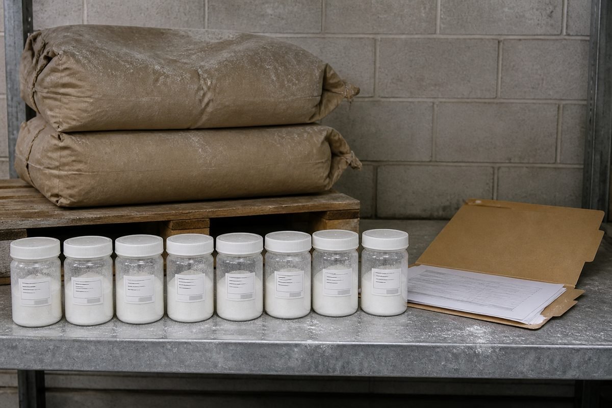 free HPMC samples linked to batch records and bulk order approval