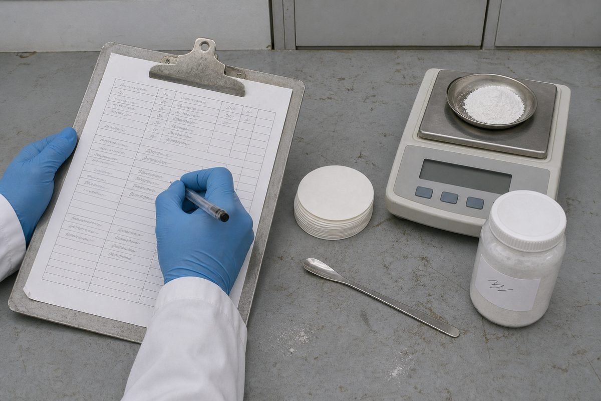 free HPMC samples tested with a documented water retention method