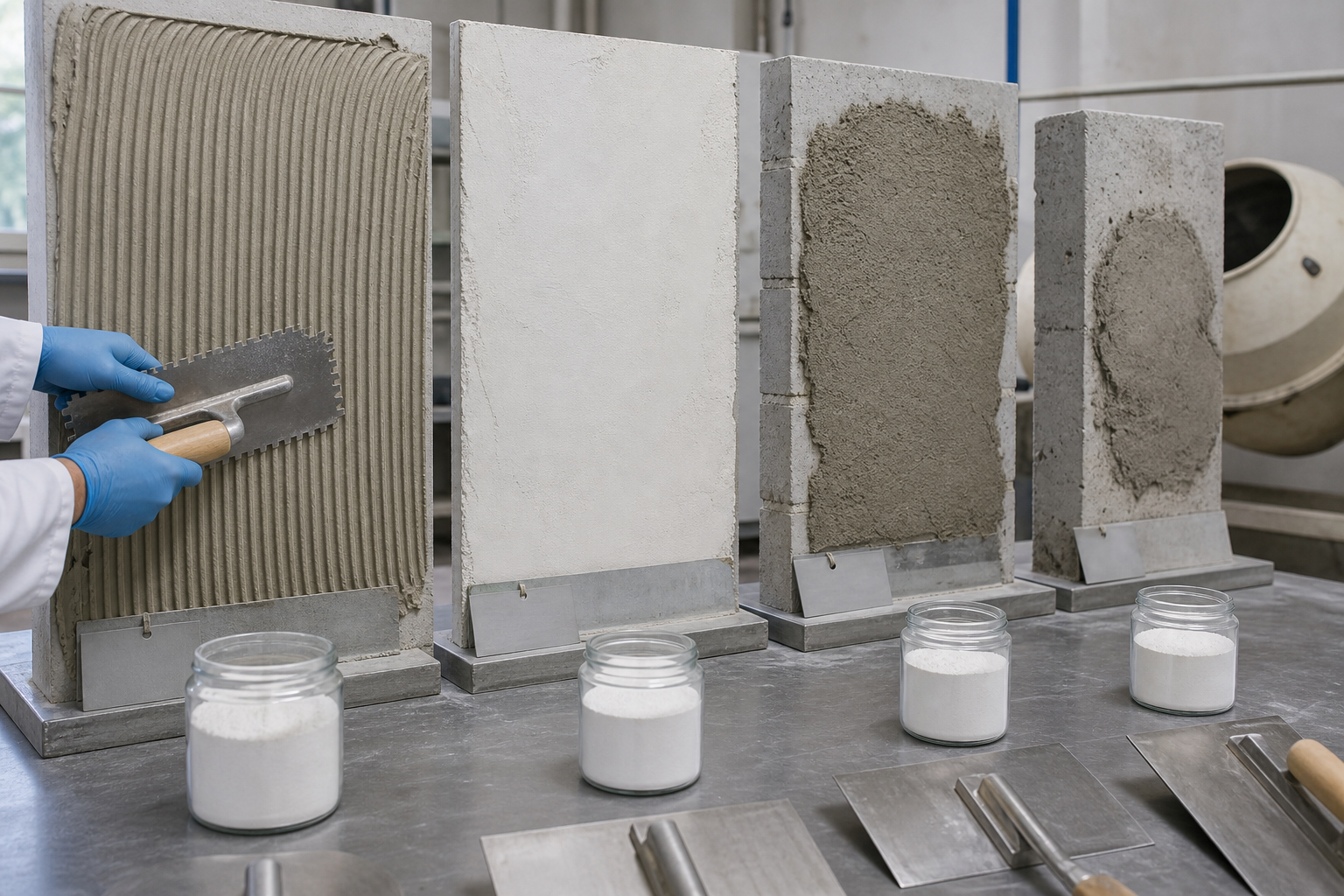 Mortar product lines used to prioritize HPMC RDP and rheology-modifier purchases